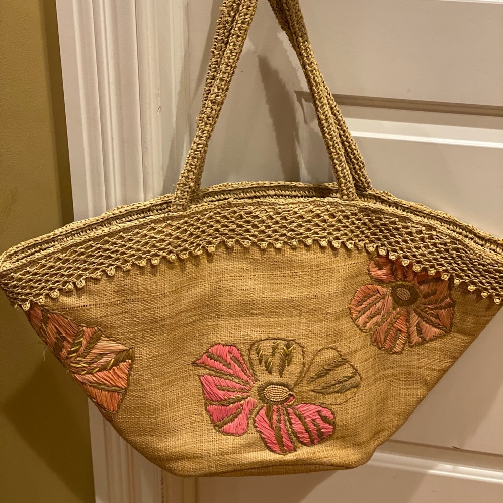 Tommy Bahama Raffia Beach Tote